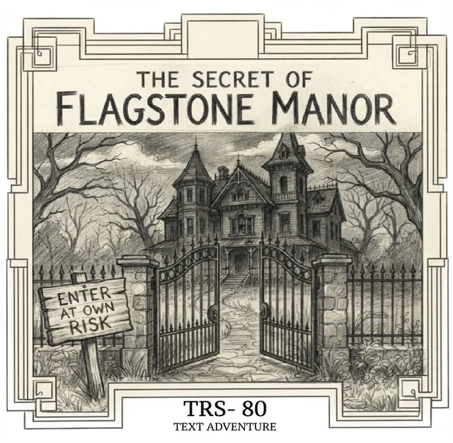The Secret of Flagstone Manor cover illustration