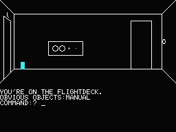 Opening location — the flightdeck
