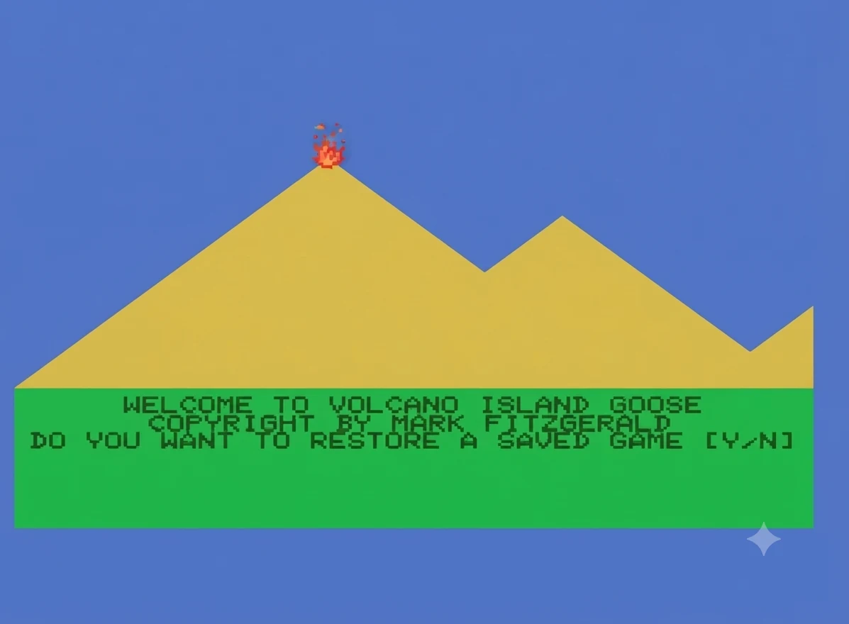 Title screen — “Copyright by Mark Fitzgerald”